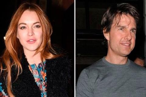 Tom Cruise şi Lindsay Lohan  se află în legătură amoroasă