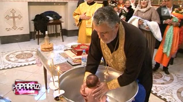 Lenuţa Gheorghiţă şi-a botezat fiul