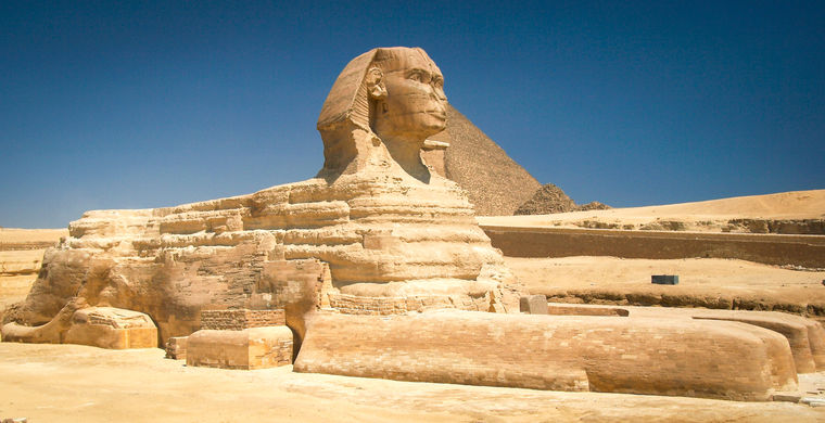 Египетский Сфинкс открылся после реставрации