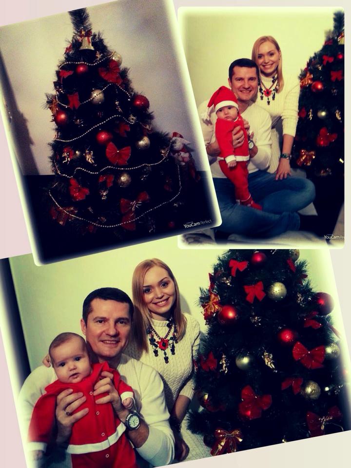 Fiica Corneliei şi a lui Marcel Ştefăneţ, îmbrăcată Crăciuniţă!