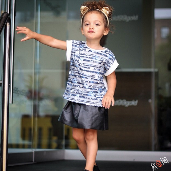 Эта 3-летняя малышка - самый модный ребенок в мире!