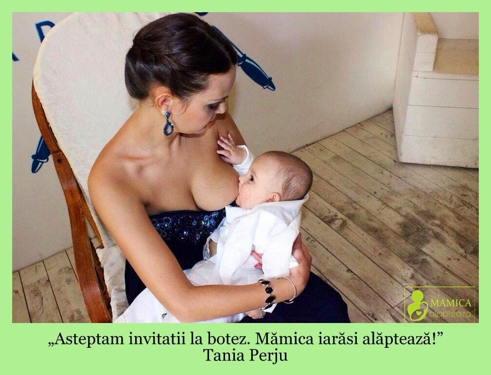 Mămicile din Moldova promovează alăptarea bebeluşilor