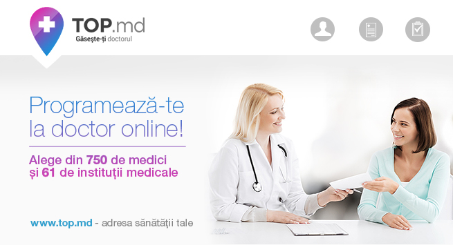 Programează-te la doctor pe www.top.md!