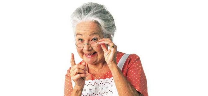Top-30 cele mai absurde sfaturi de la bunica