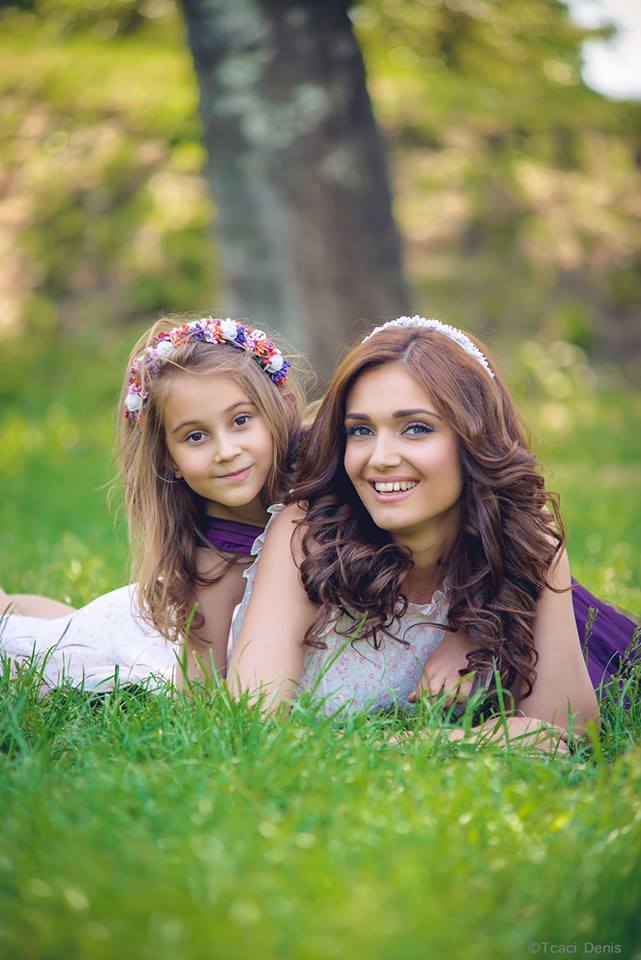 Family Portrait: Диана Спатарел с дочерью Бьянкой