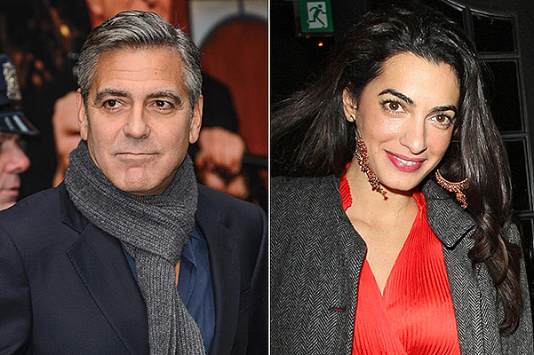 Громкая помолвка: актер Джордж Клуни обручился с адвокатом Амаль Аламуддин