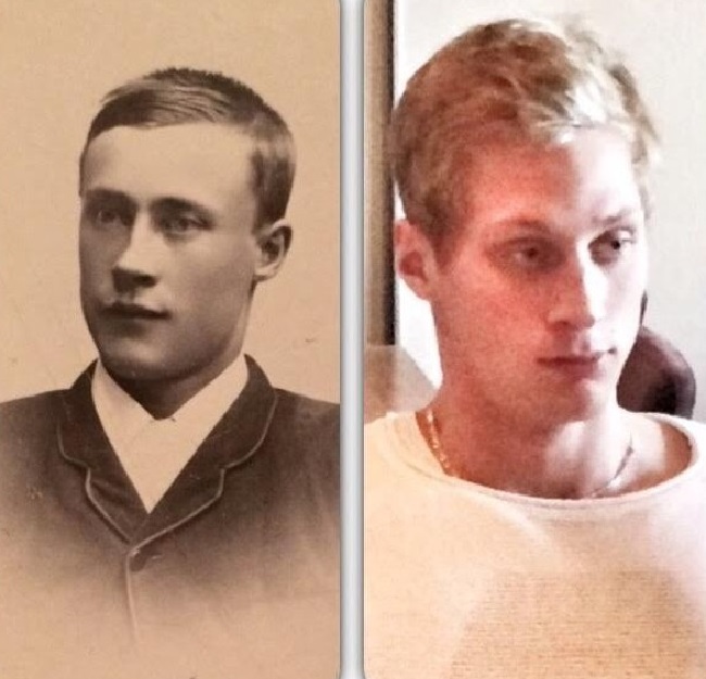 Эти люди родились в разные столетия, но они похожи друг на друга как две капли воды...