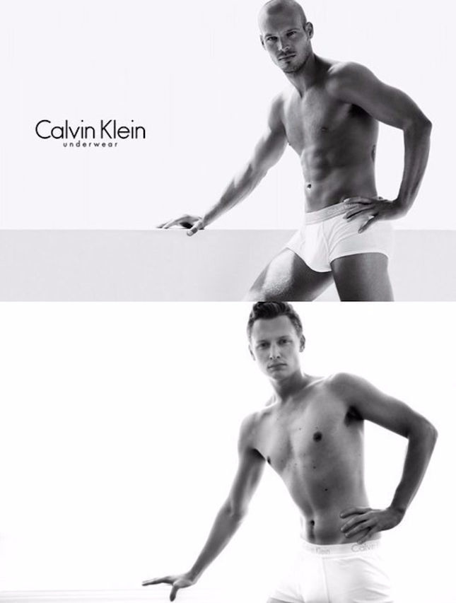 Изображая Бога: обычные парни в пародии на рекламу Calvin Klein
