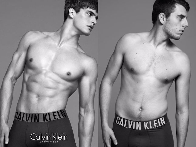 Изображая Бога: обычные парни в пародии на рекламу Calvin Klein