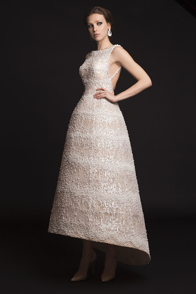 Пудровая роскошь «Последней весны»: Couture 2015 от Krikor Jabotian