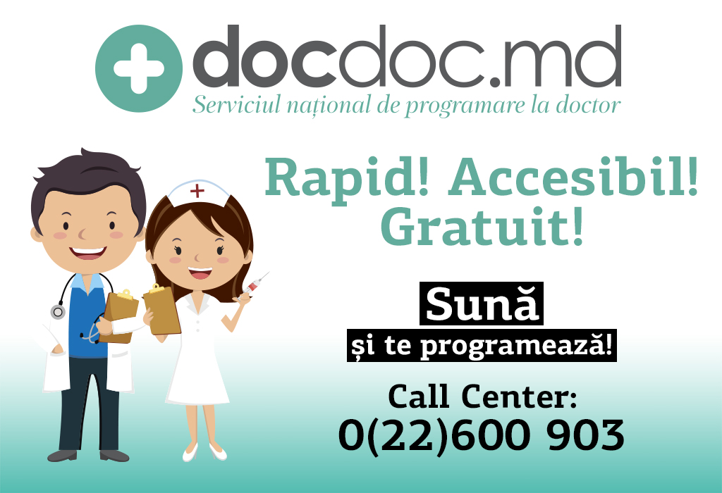 Recent a fost lansat primul Serviciu național de programare la doctor – DOCDOC.MD