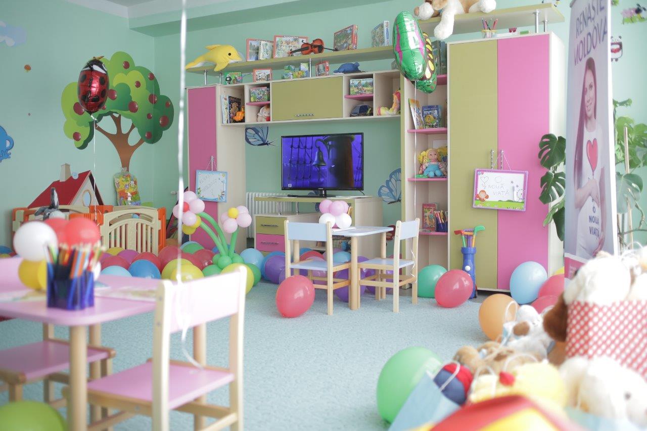 В Центре матери и ребенка и ребенка открыли первую игровую комнату для детей