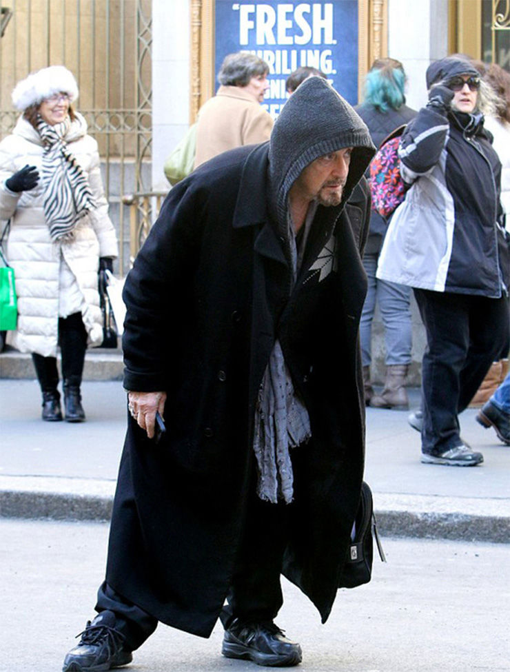 75-летнего Аль Пачино приняли за бездомного в Нью-Йорке