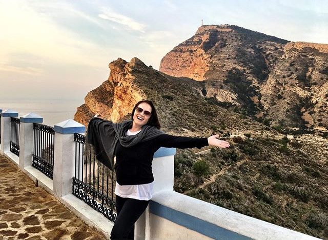 Sofia Rotaru savurează un peisaj de vis în Spania (Foto)