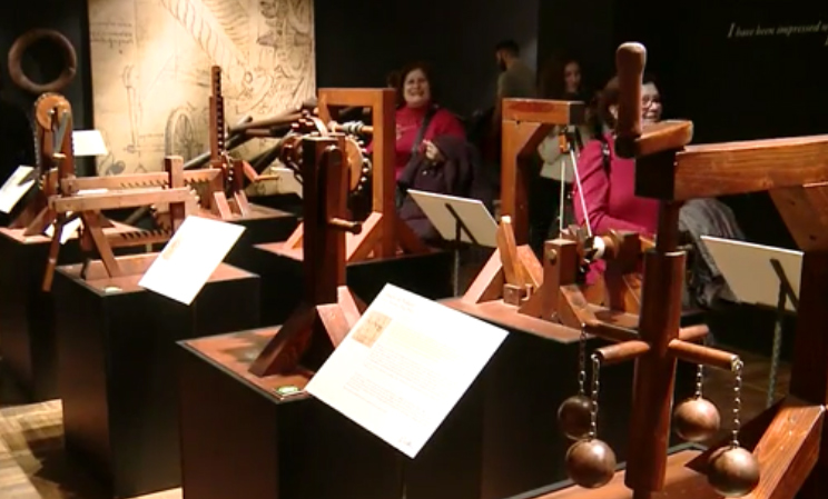 Кишиневцы в восторге от выставки «Изобретения да Винчи»