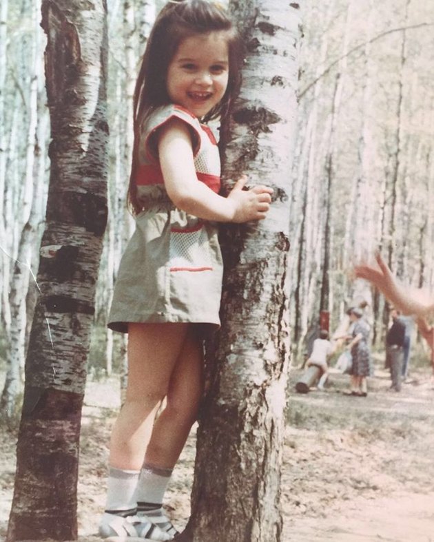 Ксения Бородина показала детское фото