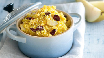 Terci de mei cu pere şi stafide