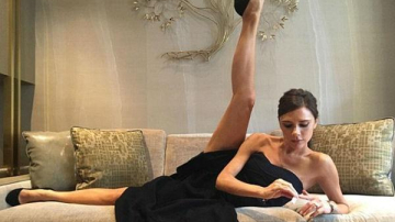 Виктория Бекхэм удивила растяжкой на каблуках