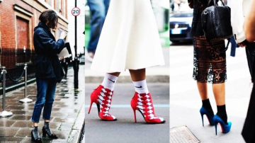 Pantofi cu șosete! Cel mai nou și îndrăzneț trend al sezonului. Nu-ți fie frică să improvizezi