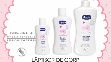 Hidratarea pielii bebelușului tau cu laptele de corp Chicco
