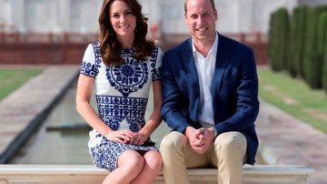 По стопам принцессы Дианы: Кейт Миддлтон и принц Уильям посетили Тадж-Махал