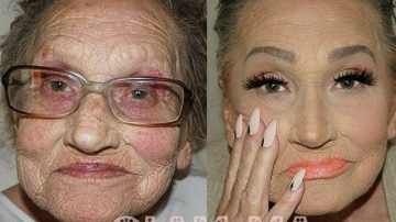 Макияж 80-летней хорватской бабушки стал интернет-сенсацией