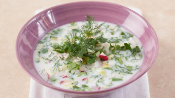 Okroshka pe bază de chefir