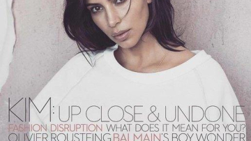 Худая и уставшая: Ким Кардашьян впервые после родов снялась для глянца