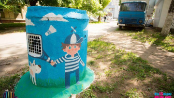 Новый арт-объект от Chisinau Is ME: Мальчик с собакой