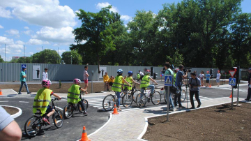 В Унгенах открылся детский городок безопасности дорожного движения