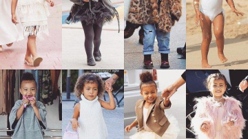 Малышка на миллион: Ким Кардашьян тратит на стилистов дочери $5000 в неделю