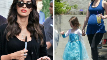 Беременность сказывается? Меган Фокс нарядила сына в платье принцессы