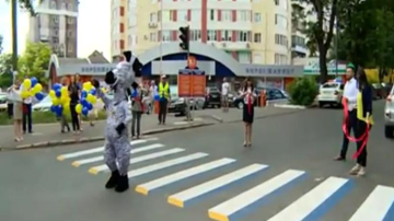 Первый пешеходный переход с 3D эффектом появился в Кишиневе