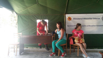 Pe timpul caniculei, corturile de reabilitare vor fi reinstalate