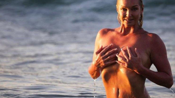 Нечего скрывать: Анастасия Волочкова полностью обнажилась на крымском пляже