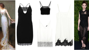 Tendințe: hainele dantelate