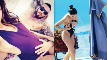 Graviduța Antonia și-a afișat burtica în costum de baie! Arată impecabil