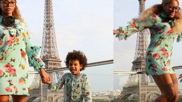 Бейонсе показала милые фото с дочерью Блю Айви в одинаковых нарядах