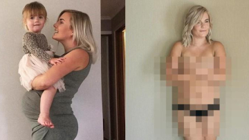 Австралийка разделась, выступая против моды на быстрое восстановление фигуры после родов