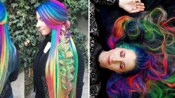 Радужная Рапунцель: девушка, растившая волосы 11 лет, стала звездой Instagram