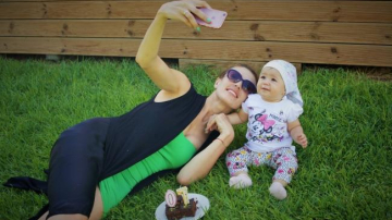 Fiica interpretei Tatiana Heghea devine mai dulce pe zi ce trece