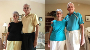 Пара живет вместе 52 года и выглядит почти одинаково