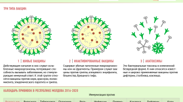 Calendarul vaccinării în Moldova (Infografica)