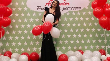 Fiul Cristinei Croitoru, Alexandru a avut parte de prima lui petrecere