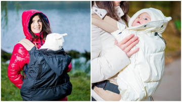 Гуляем в слинге зимой! Как?