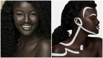 Страдавшая от насмешек девушка стала «самой черной в мире» моделью