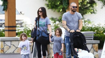 Megan Fox și-a arătat în premieră fii! Cum arată actrița la trei luni de la naștere