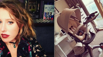 Ksenya Sobchak oferă în dar internauților căruciorul fiului!
