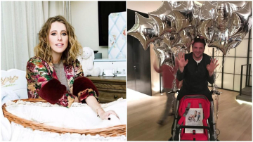 Собчак показала, как друзья помогли ей отдохнуть после родов