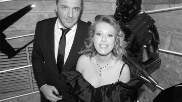 Ксения Собчак и Максим Виторган впервые вышли в свет после рождения сына